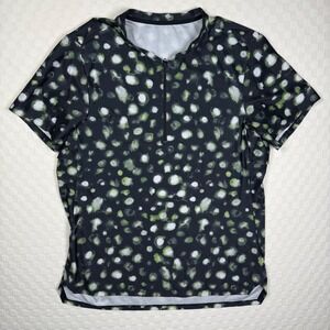 Lululemon Tennis‎ Cycling Top Half Zip Short Sleeve Athletic Shirt size Large